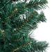 The Holiday Aisle® Slim Artificial Pre-lit Christmas Tree w/ Ball Set Xmas Decoration, Steel in Green/Orange | 7' H | Wayfair