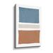 Wrought Studio™ Warm Painted Weaving V - Wrapped Canvas Painting Canvas, Wood in Blue/Brown/Gray | 12 H x 8 W x 2 D in | Wayfair