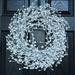 The Holiday Aisle® Front Door 24" Wreath Wood/Twig in Brown/White | 24 H x 24 W x 6 D in | Wayfair BE5ABFA8660047A28930FF4C2DED2851