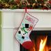 The Holiday Aisle® Jolly Snowman Personalized Stocking Polyester in Green/Red/White | 10 H x 16 W in | Wayfair FFCF6FF28BDD4D569A3A0E817B46E97B