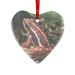 The Holiday Aisle® Frog Holiday Shaped Ornament Glass in Black/Red/White | 7 H x 7.9 W x 0.1 D in | Wayfair 70E74EA85A58478A865DC531ED94FC3D