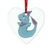 The Holiday Aisle® Plumyu Glass Holiday Shaped Ornament Glass in Blue/Green/Pink | 7 H x 7.9 W in | Wayfair 8AC1335C604948E5BD1BFE1E5C2667BB