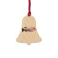 The Holiday Aisle® Peach Fish Wooden Christmas Ornaments Wood in Brown | 7 H x 7.9 W in | Wayfair DD72128681594889BA0B32F5B84349A5