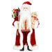 The Holiday Aisle® 17" Santa Claus Christmas Figurine, Leather | 17 H x 7 W x 5 D in | Wayfair 8BD7537E17E34FFAB516381B7C560AFF