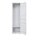 17 Stories Armoire Metal in White | 67 H x 20 W x 22 D in | Wayfair 59AC64AF2654425682B7A78F3C7E3283