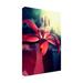 Latitude Run® Beata Czyzowska Young Lady in Red Outdoor Canvas All-Weather Canvas, Wood | 19 H x 12 W x 1.5 D in | Wayfair