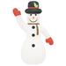 The Holiday Aisle® Inflatable Snowman w/ LEDs Holiday Blow up Ornaments Decorations, Polyester | 396 H in | Wayfair