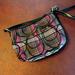 Coach Bags | Coach Crossbody. Pink/Black Plaid, Never Used. | Color: Black/Pink | Size: Os