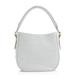 J. Crew Bags | J. Crew Silver Leather Teddy Hobo Shoulder Bag | Color: Gray/Silver | Size: Os