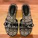 Coach Shoes | Coach Sandals - Size 9.5 | Color: Black/White | Size: 9.5