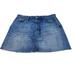 Madewell Skirts | Madewell Women's Mccarren Raw Hem Denim Skirt Sz 32 | Color: Blue | Size: 32