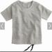 J. Crew Tops | J.Crew Short-Sleeve Hem Tie Tee | Color: Black/Gray | Size: M