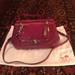 Coach Bags | Coach Burgandy Handbag. Mint Condition. Smoke Free Home | Color: Red | Size: 10 Inches Wide By 8 Inches Tall