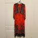 Free People Dresses | Free People Maxi Dress | Color: Blue/Red | Size: Xs