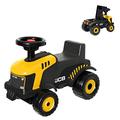 JCB Fastrac Foot To Floor Ride-On | JCB Tractor Ride-On For Toddlers | Construction Ride-On Push Car | Features Squeaky Horn & Under Seat Storage | Push Along Tractor | JCB Construction Toys | Ages 2+