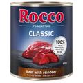 24x800g Beef with Reindeer Rocco Classic Wet Dog Food