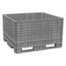 BUCKHORN BF4844290051000 Gray Bulk Container, Plastic, 25.9 cu ft Volume