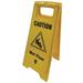 TOUGH GUY 55AK19 Caution Sign, 23 39/64 in Height, 11 51/64 in Width, Plastic,