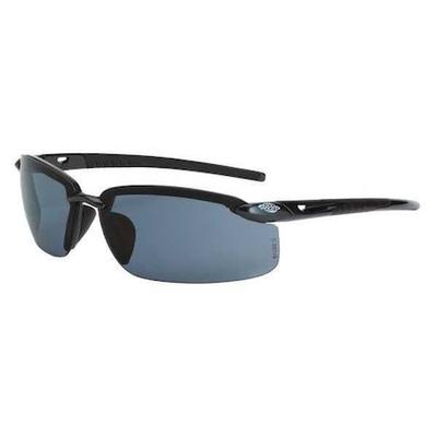 CROSSFIRE 2961 Safety Glasses, ES5, Gray Scratch-Resistant Lens, Polycarbonate,