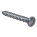 TAMPER-PRUF SCREW 400820 Sheet Metal Screw, #4 x 1/2 in, Zinc Plated Steel Pan