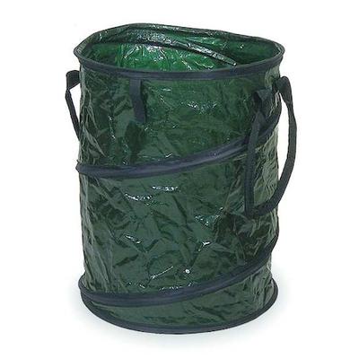 WESTWARD 3VB57 27 gal Collapsible Litter Bags, 19 in x 24 in, Green