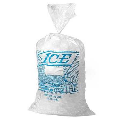 ZORO SELECT 5DTW4 Ice Bag,21x12 In.,1.20 mil,Pk1000