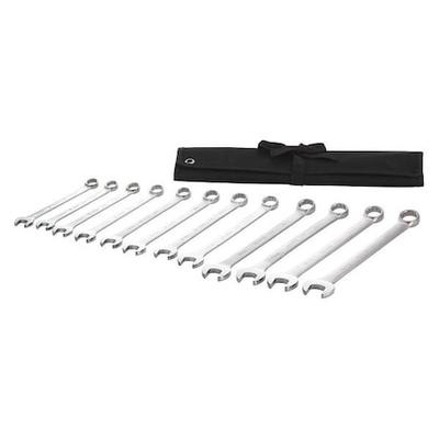 WESTWARD 54DG04 Combination Wrench Set,12 Pieces,12 Pts