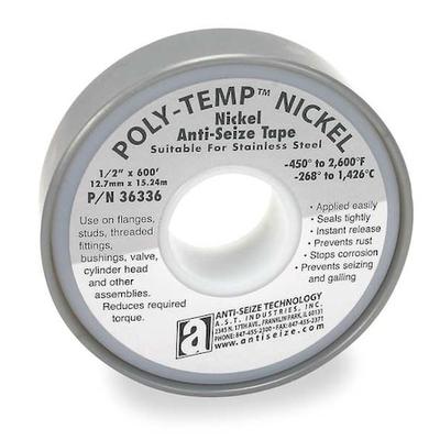 ANTI-SEIZE TECHNOLOGY 36351 Antiseize Tape,3/4 In. W,600 In. L