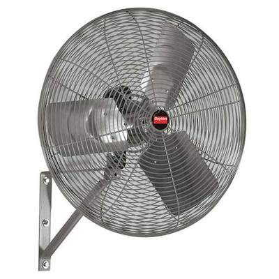 DAYTON 7DD04 Standard Duty Industrial Fan, Wall Mount, 24 in Blade Dia, 115V,