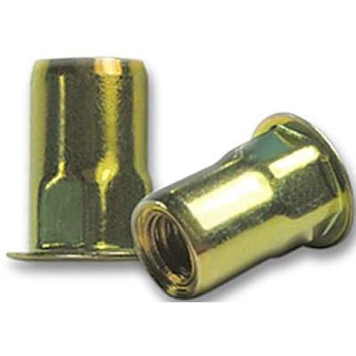 ZORO SELECT CAH2-3716-312-20 Rivet Nut, 3/8"-16 Thread Size, 0.655 in Flange