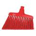 VIKAN 29164 9 in Sweep Face Broom Head, Soft, Synthetic, Red