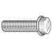 ZORO SELECT U01258.031.0100 Grade 5, 5/16"-18 Flange Bolt, Zinc Plated Steel, 1