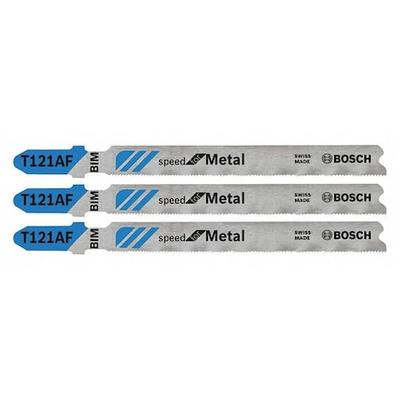 BOSCH T121AF3 21TPI BIM TShank Jigsaw Blade,PK3