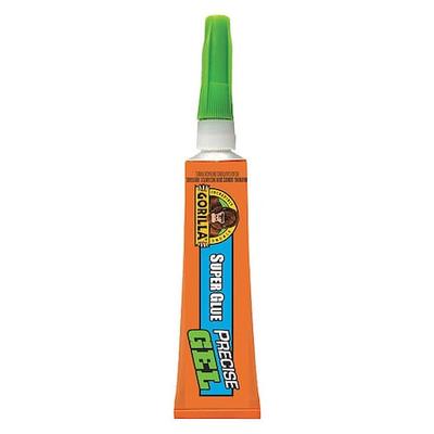 GORILLA GLUE 109805 Spray Adhesive, Super Glue No Drip Gel Series, White, 20