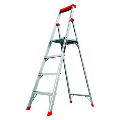 LITTLE GIANT LADDERS 15270-001 6 ft Aluminum Platform Stepladder, 300 lb