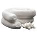 SPILFYTER 150310 Sorbents, 42 gal., Universal Absorbed, White, Cellulose, 6 PK