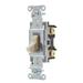 ZORO SELECT CSB120BI Wall Switch,20A,Ivory,Toggle,120/277VAC