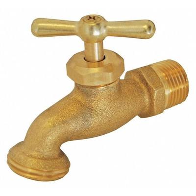 ZORO SELECT 20183 Hose Bibb,Handwheel,3/4" Inlet Size