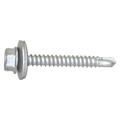 TEKS 1308000 Self-Drilling Screw, #10 x 1-1/2 in, Climaseal Steel Hex Head Hex