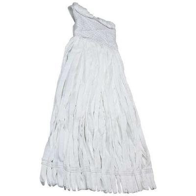 BERKSHIRE BCM.4.12 String Mop Head, Slide On Connection, Looped-End, White,