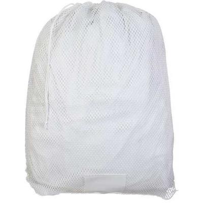 ZORO SELECT GP245165 Drawstring Polyester Laundry Bag White