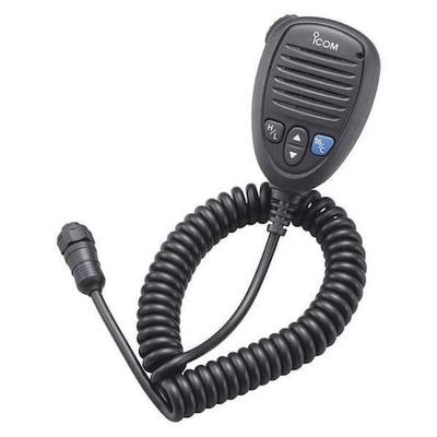 ICOM HM205RB Speaker Microphone,2-5/8" H,3-3/4" W