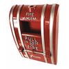 KIDDE K-270-DPO Fire Alarm Pull Station,Red,2-1/2" D