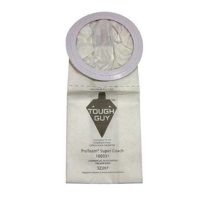 TOUGH GUY 3ZJH7 Vacuum Bag, 2-ply, Paper Bag, 10 PK