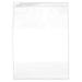 ZORO SELECT 55NK51 9" x 12" Reclosable Poly Bags, 2.75 mil, Clear, PK 250