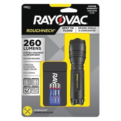 RAYOVAC RN3AAA-BA LED Flashlight, Alkaline AAA, 260lm