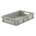 SSI SCHAEFER EF4220.GY1 Straight Wall Container, Gray, Polypropylene, 15 3/4 in