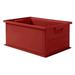 SSI SCHAEFER 1462.191308RD1 Straight Wall Container, Red, Polyethylene, 19 in