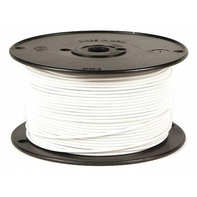 GROTE 87-8507 Primary Wire, GPT, 16 AWG, 1C C, White, PVC, Stranded, 60V, 500