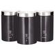 Berlinger Haus - Carbon Pro Set de 3 Boîtes de Cuisine en Acier Inoxydable Robuste, Ø11 x 17,8 cm